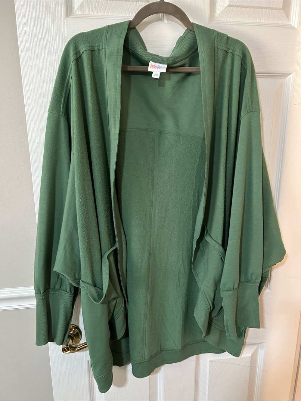 LuLaRoe XL Green Kennedy Cardigan